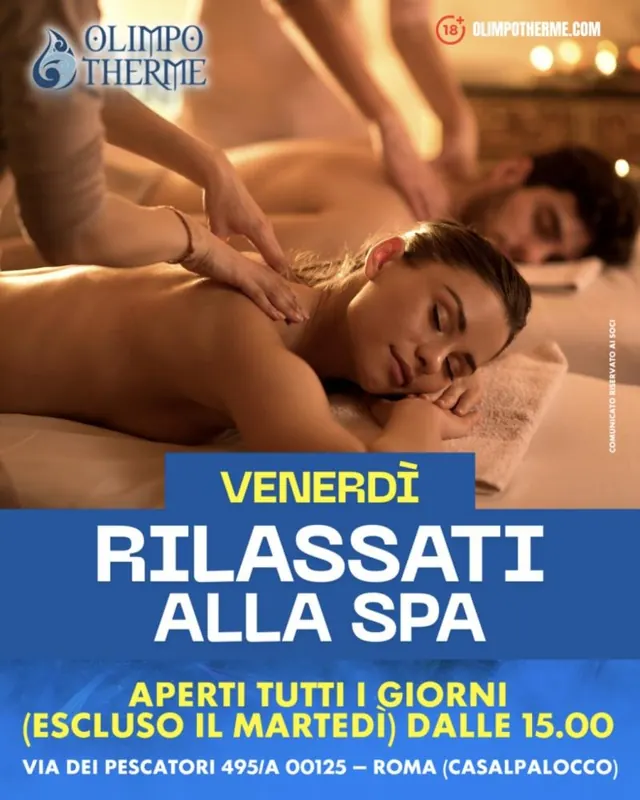 Locandina Venerdì: Rilassati alla SPA